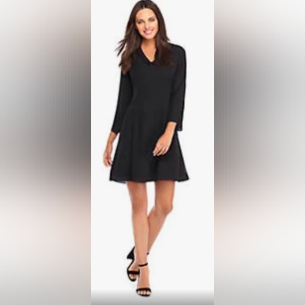 The Limited Collection Black Chiffon Dress sz M NWT